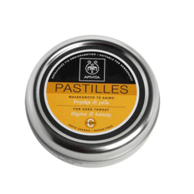 APIVITA PASTILLAS CON MIEL Y TOMILLO