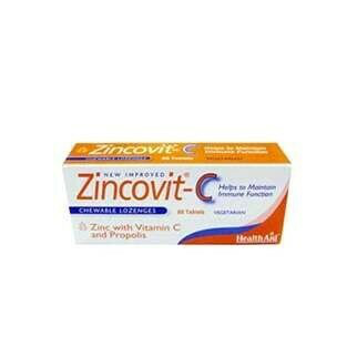 HEALTH AID ZINCOVIT-C 60 COMPRIMIDOS