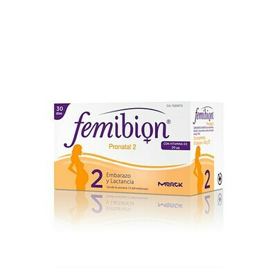 FEMIBION PRONATAL 2 30 COMP Y 30 CAPS