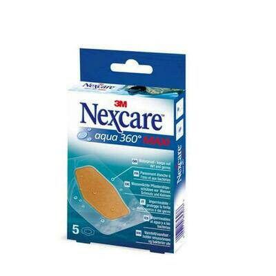 3M NEXCARE AGUA 360º APOSITO ADHESIVO MAXI 60 X 89 MM  5 APOSITOS