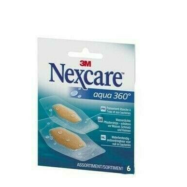 3M NEXCARE AQUA 360º APOSITO ADHESIVO SURTIDO 6 APOSITOS