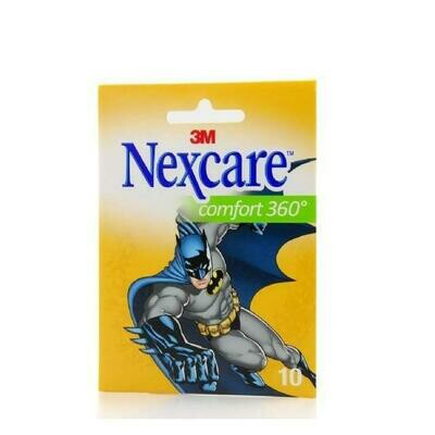3M NEXCARE COMFORT APOSITO ADHESIVO 360º BATMAN 10 TIRAS