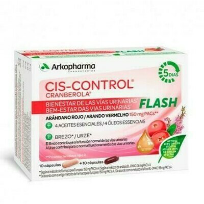 CRANBEROLA CISCONTROL FLASH ARANDANO AMER 20 CAPS