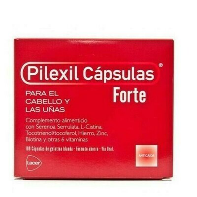 PILEXIL CAPSULAS FORTE CABELLO Y UÑAS 100 CAPSULAS