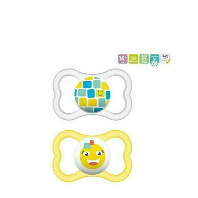 CHUPETE SILICONA MAM AIR 16 M PACK DOBLE