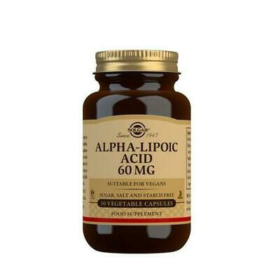SOLGAR ACIDO ALFA LIPOICO 60 MG.