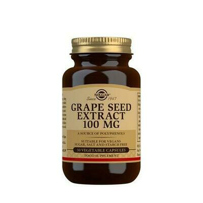 SOLGAR EXTRACTO DE SEMILLA DE UVA 100 MG 30 VEGICAPS