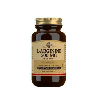 SOLGAR L-ARGININA 500MG 50 VEGICAPS