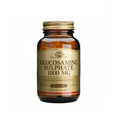SOLGAR GLUCOSAMINE SULPHATE 1000MG 60 COM