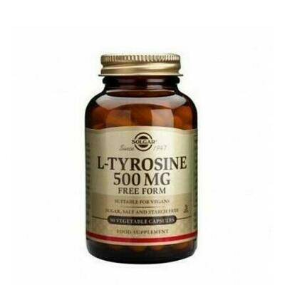 SOLGAR L-TIROSINA 500MG VEGICAPS 50