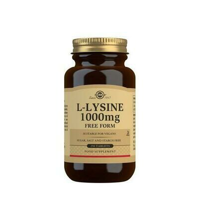 SOLGAR L-LISINA 1000MG 250COMP