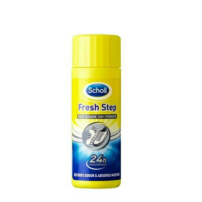 SCHOLL FRESH STEP POLVOS 2 EN 1 PIES Y CALZADO 75 G