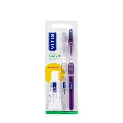 CEPILLO DENTAL ADULTO VITIS SUAVE DUPLO