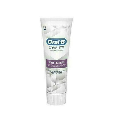 ORAL B 3DWHITE LUXE ACELERADOR DE BLANQUEAMIENTO 75 ML
