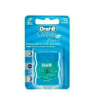 SATIN FLOSS SEDA DENTAL CON CERA 25 M