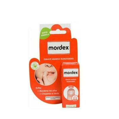 MORDEX ESMALTE AMARGO TRANSPARENTE CON PINCEL 9 ML