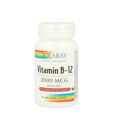 SOLARAY B-12 2000MCG 90 SABOR CEREZA