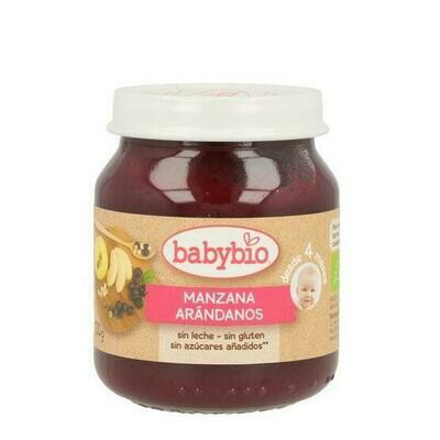 BABYBIO POTITOS FRUTAS MANZANA ARANDANOS BIO