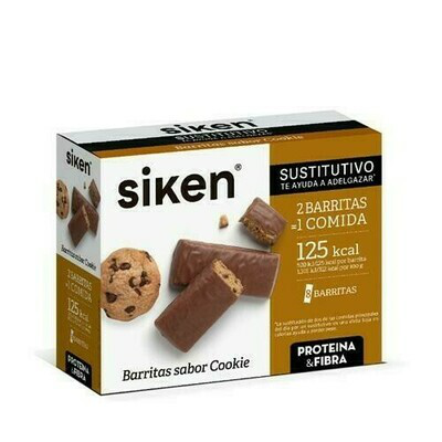 SIKEN PROTEIN SUSTITUTIVO BARRITA 44 G COOKIE 8 U