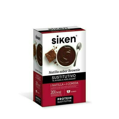 SIKEN PROTEIN SUSTITUTIVE NATILLA BROWNIE 6 SOBRES