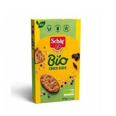 BIO CHOCO BISCO GALLETAS AVENA CON CHOCOLATE SIN GLUTEN 105 GR SCHAR