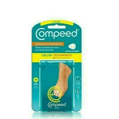 COMPEED CALLOS CON ACIDO SALICILICO HIDROCOLOIDE 6 U MED