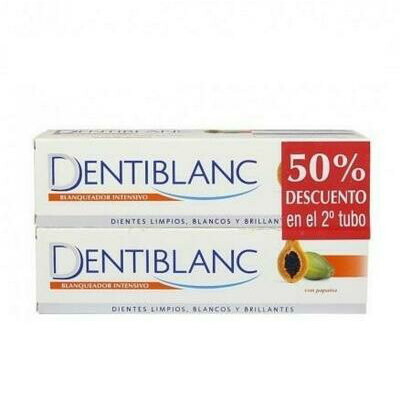 DENTIBLANC BLANQUEADOR INTENSIVO PASTA DENTAL DUPLO 100 ML 2 U