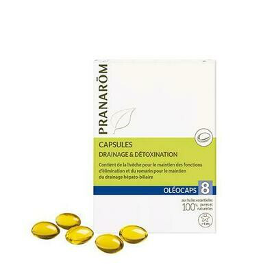 PRANAROM OLEOCAPS 8 DRENAJE Y ELIMINACION TOXINAS 30CAP