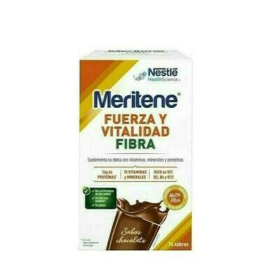 MERITENE FIBRA 35 G 14 SOBRES CHOCOLATE