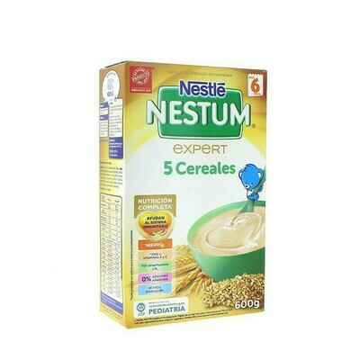 NESTLE NESTUM PAPILLA SUPERFIBRA  5 CEREALES 650 G