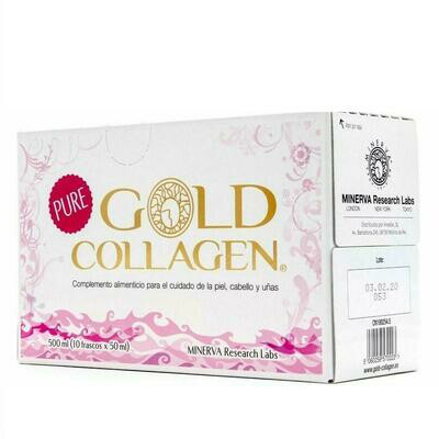PURE GOLD COLLAGEN 50 ML 10 FRASCOS MONODOSIS