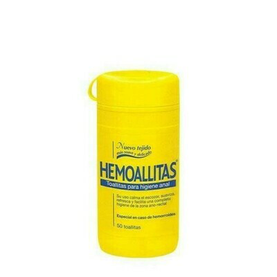 HEMOALLITAS HIGIENE ANAL 50 TOALLITAS