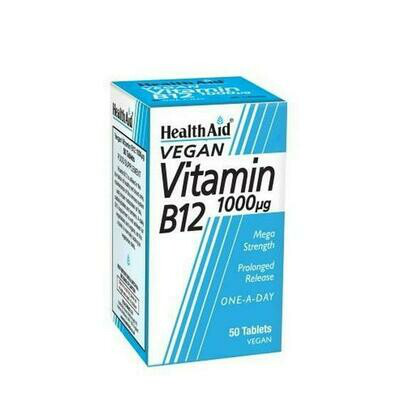 HEALTH AID VITAMIN B12 50 COMP
