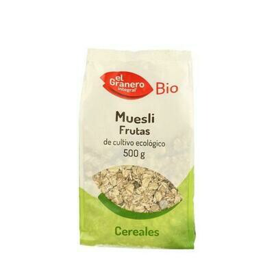 MUESLI FRUTAS BIO 500 GR EL GRANERO