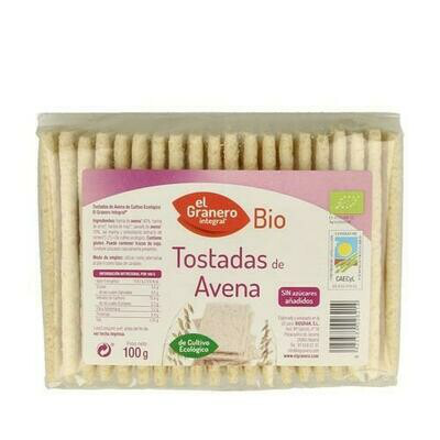 EL GRANERO TOSTADAS DE AVENA BIO 100G