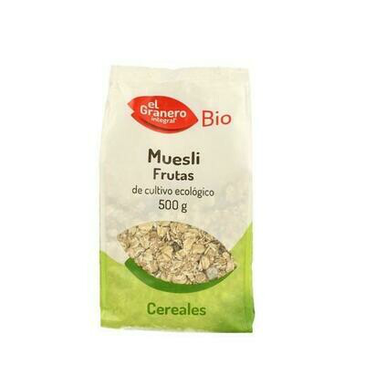 CRUNCHY MUESLI FRUTAS BIO 500 GR  EL GRANERO