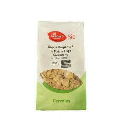 EL GRANERO COPOS CRUJIENTES MAIZ Y TRIGO SARRACENO 350 GR.