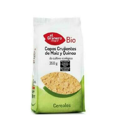 EL GRANERO COPOS CRUJIENTES MAIZ Y QUINOA 350 GR.