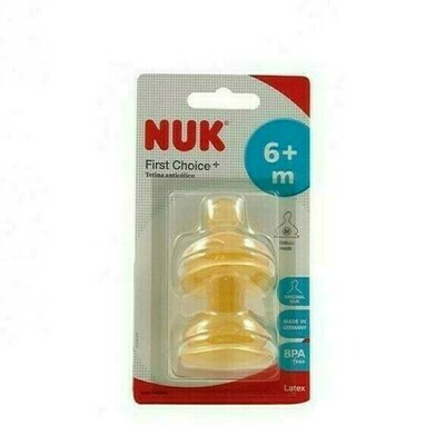TETINA LATEX ANTICOLICO NUK FIRST CHOICE LECHE T-2 M 2 U