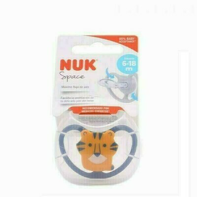 CHUPETE SILICONA NUK SPACE 6-18 M 1 U
