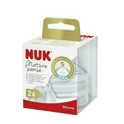 TETINA SILICONA ANTICOLICO NUK NATURE SENSE 2 S 2 TETINAS