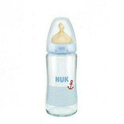 BIBERON CRISTAL LATEX NUK FIRST CHOICE 1M 240 CC