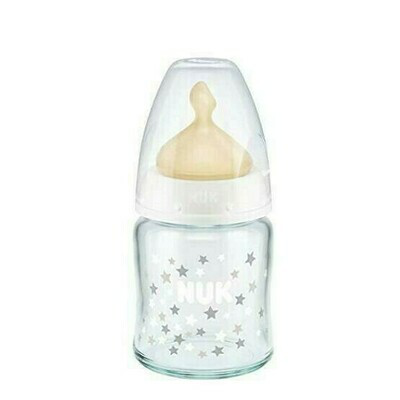 BIBERON CRISTAL LATEX NUK FIRST CHOICE 1M 120 CC