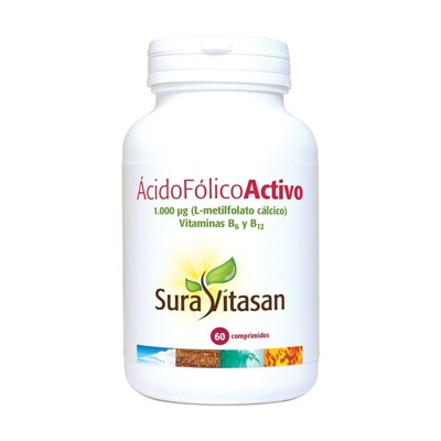SURAVITASAN ACIDO FOLICO ACTIVO 60 COMP