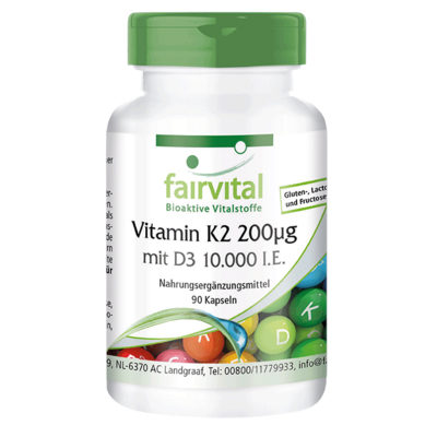 FAIRVITAL VITAMINA K2 CO D3  90 CAPS