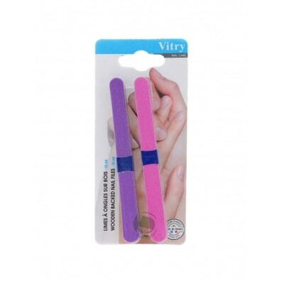 VITRY LIMAS MADERA 12 CM MALVA  6 ROSAS