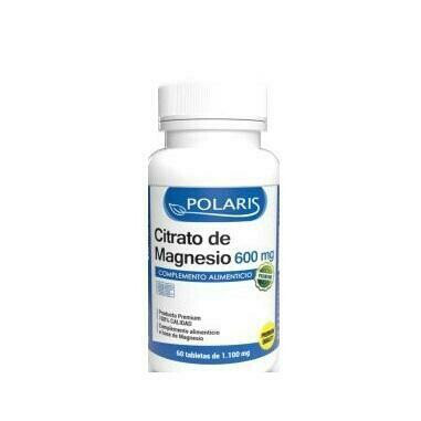 POLARIS CITRATO DE MAGNESIO 600 MG 60 CAPSULAS