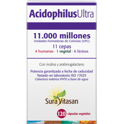 SURAVITASAN ACIDOPHILUS ULTRA 120 CAPSULAS