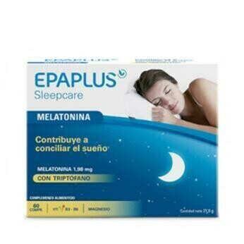 EPAPLUS SLEEPCARE MELATONINA CON TRIPTOFANO 60 COMPRIMIDOS
