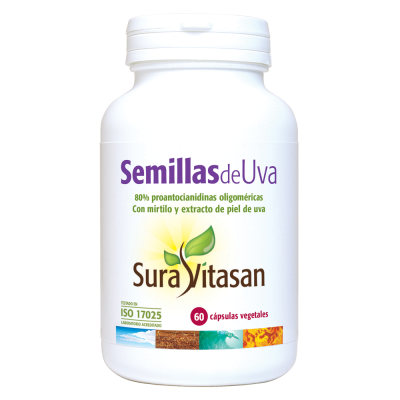SURAVITASAN SEMILLAS DE UVA FORTE  60 CAPSULAS